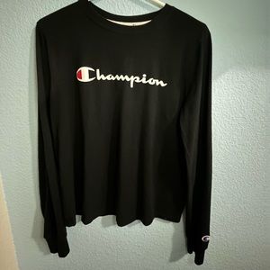 Champion black long sleeve shirt